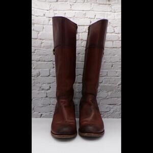 Women's Frye Melissa D Ring Tall Wide Calf Boots Size 6 1/2
